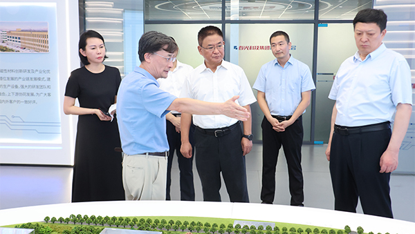 山东省科技厅厅长孙海生一行莅临春光科技集团考察指导